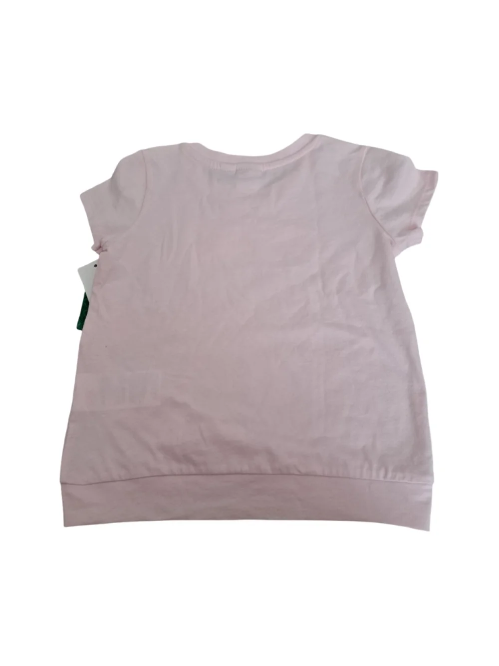 Puma 2 Piece Graphic Tee & Shorts Set 4T Chalk Pink Cross-Front Hem NWT